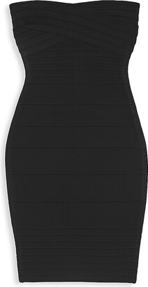 KatieJ NYC Girl's Strapless Bandage Dress - Black - Size 7 - ShopStyle