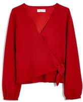 Thumbnail for your product : Madewell Texture & Thread Crepe Wrap Top