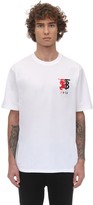 Thumbnail for your product : Burberry Logo Embroidery Cotton Jersey T-shirt