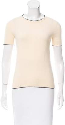 The Row Cashmere Short Sleeve Sweater