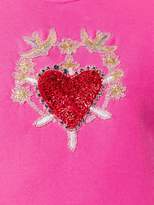 Thumbnail for your product : Amen embroidered knitted top