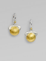 Thumbnail for your product : Gurhan 24K Gold & Dark Sterling Silver Double-Sided Lentil Earrings