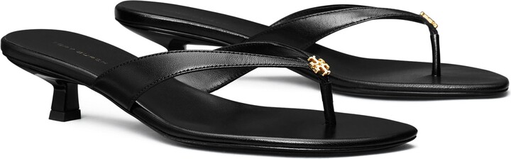 Capri Kitten Heel Thong Sandal