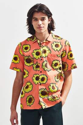 Urban Outfitters Sunflower Short Sleeve Button-Down Shirt