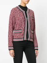 Thumbnail for your product : Karl Lagerfeld Paris applique patch boucle cardigan
