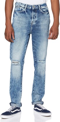 Find. Amazon Brand Men's Distressed Slim Fit Jeans