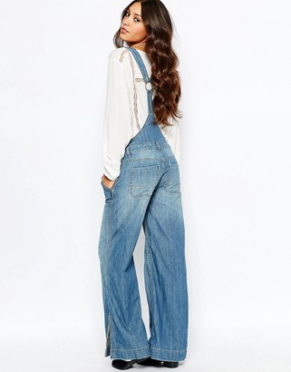 Free People Ring Back Overalls