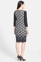 Thumbnail for your product : Ivanka Trump Jacquard Sweater Dress