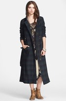 Thumbnail for your product : Free People Plaid Hooded Maxi Coat