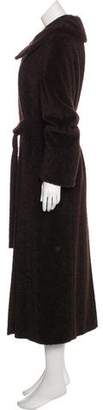 Max Mara Fur Long Sleeve Coat