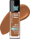 Maybelline Fit Me Matte + Poreless Liquid Foundation Makeup, Mocha, 1 fl. oz.