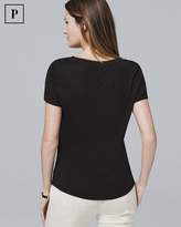 Thumbnail for your product : Whbm Petite Deep-V Easy Tee