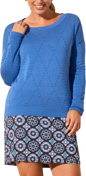 Tribal Women's Pullover Sweater Diamond Detail XSmall Riviera