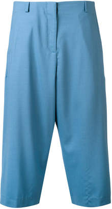 Aalto pleated cropped trousers