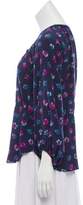 Thumbnail for your product : Rebecca Taylor Silk Printed Blouse