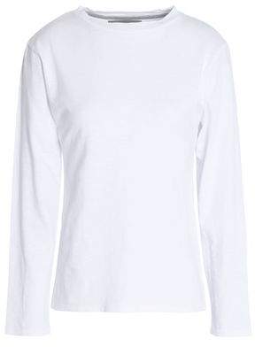 Bodas Slub Cotton-Jersey Pajama Top