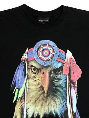 Marcelo Burlon County of Milan Eagle Print Cotton Jersey T-Shirt