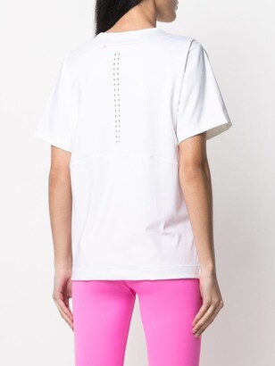 adidas by Stella McCartney logo-print short-sleeve T-shirt