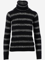 Thumbnail for your product : Saint Laurent Mohair and lurex Striped Women's Turtleneck Sweater