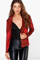 Thumbnail for your product : boohoo Boutique Ella Studded Blazer
