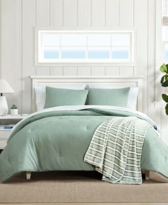 Nautica Broken Lines Embossed Comforter Sets