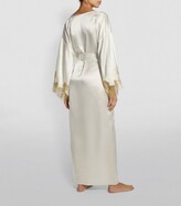 Thumbnail for your product : Gilda and Pearl Long Silk And Lace Kimono