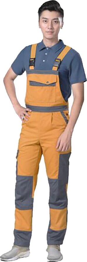 Denim Jacket Men's Flannel Lined Denim Bib Overalls SoLu DAY8