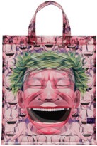 Thumbnail for your product : Comme des Garçons Shirt Pink Yue Minjun Edition Print Tote