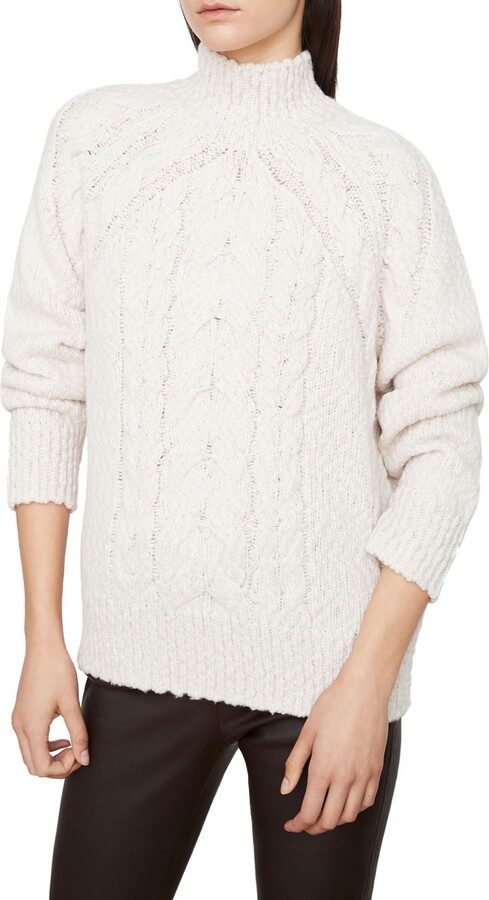 Vince Rising Cable Turtleneck Sweater - ShopStyle