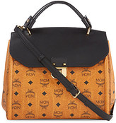 Thumbnail for your product : MCM Visetos medium leather satchel