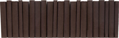 Booth & Williams Coffee Linen Wrapped: Color By The Foot