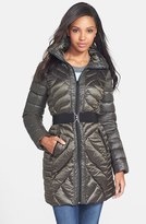 Thumbnail for your product : Bernardo Packable Belted Down Walking Coat