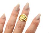Thumbnail for your product : Mr. Kate Vertebrae Crown Ring. Various Colors.