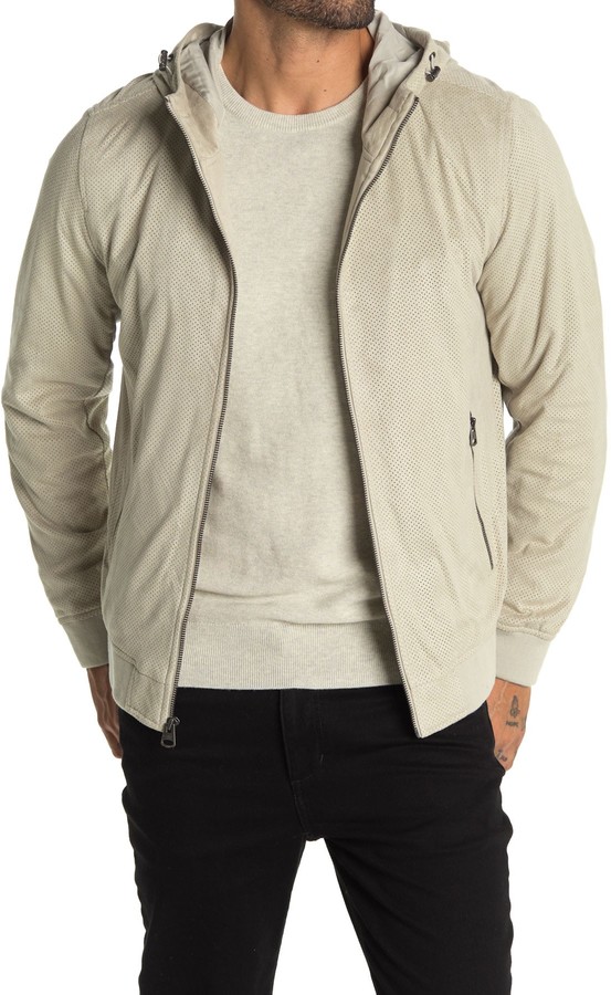 levi's hooded bomber jacket