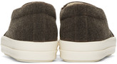 Thumbnail for your product : Rick Owens Brown Boat Slip-On Sneakers