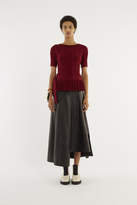 Thumbnail for your product : 3.1 Phillip Lim Ribbed Short-Sleeve Sweater