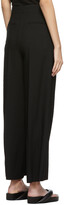 Thumbnail for your product : Recto Black Wool Hospel Asymmetric Trousers