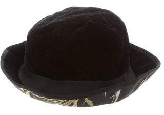Ferragamo Velvet Bucket Hat