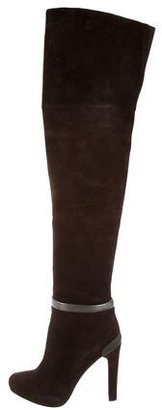 Fendi Suede Over-The-Knee Boots