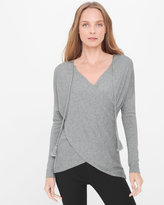 Thumbnail for your product : White House Black Market Cross-Front Sweater