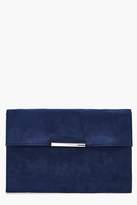 Thumbnail for your product : boohoo Suedette Coloured Clutch