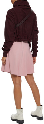 RED Valentino Fluted Crepe Mini Skirt