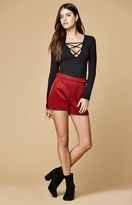 Thumbnail for your product : Lucca Couture Remi Corduroy Belted Shorts