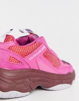 Thumbnail for your product : Calvin Klein Jeans maya trainers in hot pink