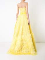 Thumbnail for your product : Isabel Sanchis two-piece embroidered gown