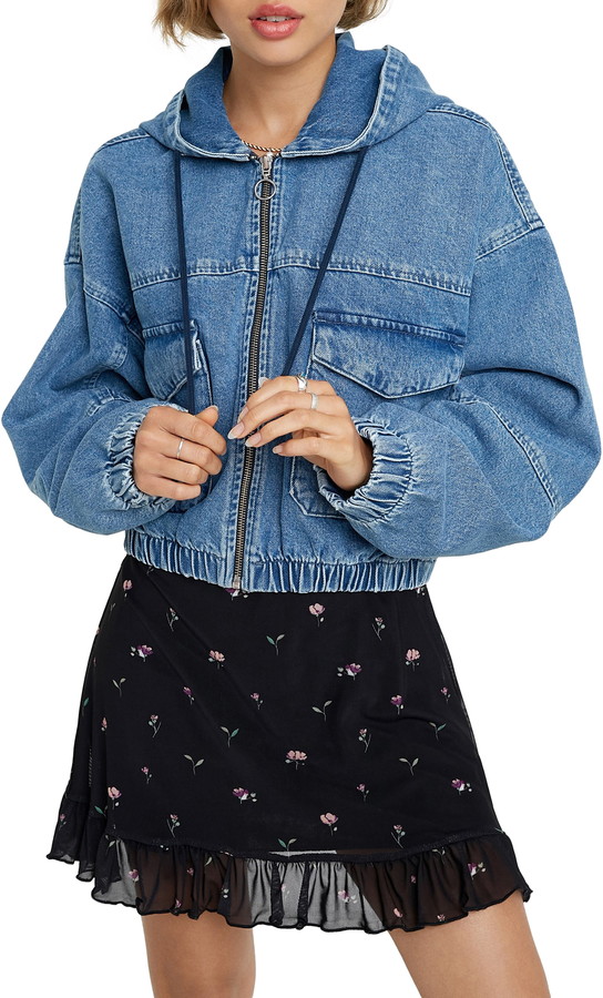 bdg cropped denim jacket