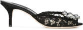Thumbnail for your product : Dolce & Gabbana embellished lace mules