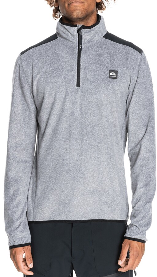 quiksilver aker half zip fleece