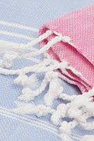 Thumbnail for your product : Hammamas Set of two striped woven cotton towels