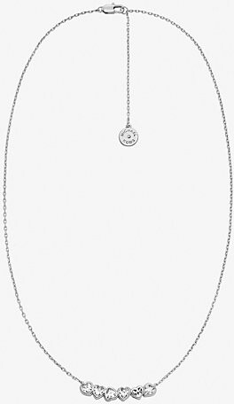 Michael Kors Cubic Zirconia Hearts Necklace
